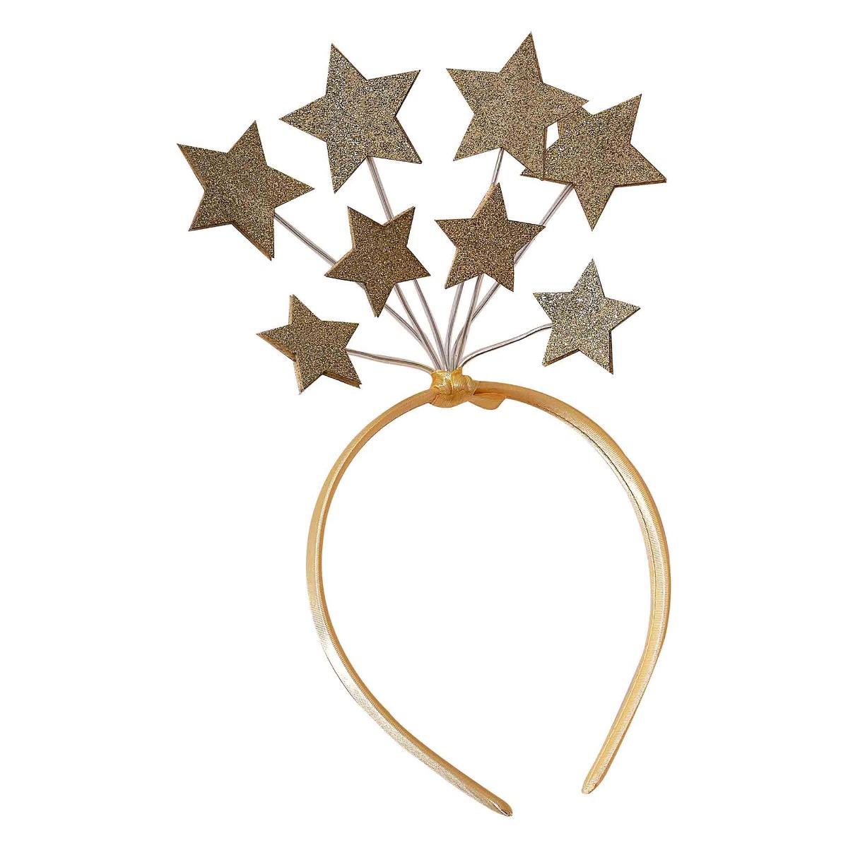 Fancy Dress Gold Star Christmas Headband Child Costume Accessory