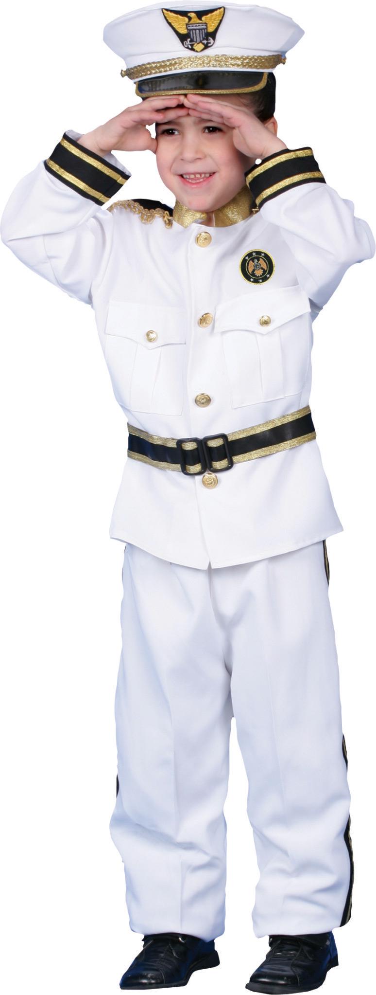 Navy Admiral Deluxe Child Costume