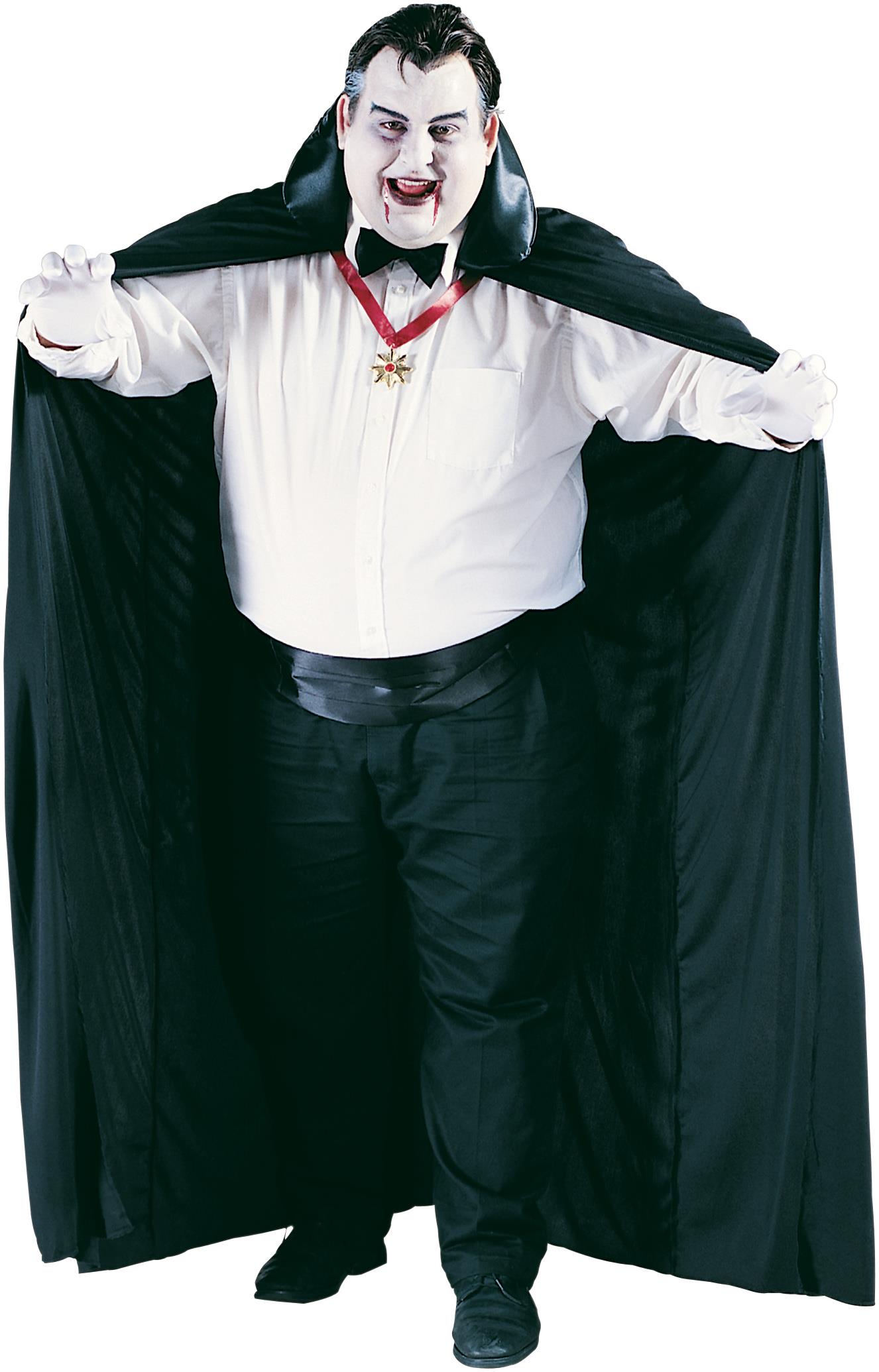 Big & Tall Black Plus Adult Cape