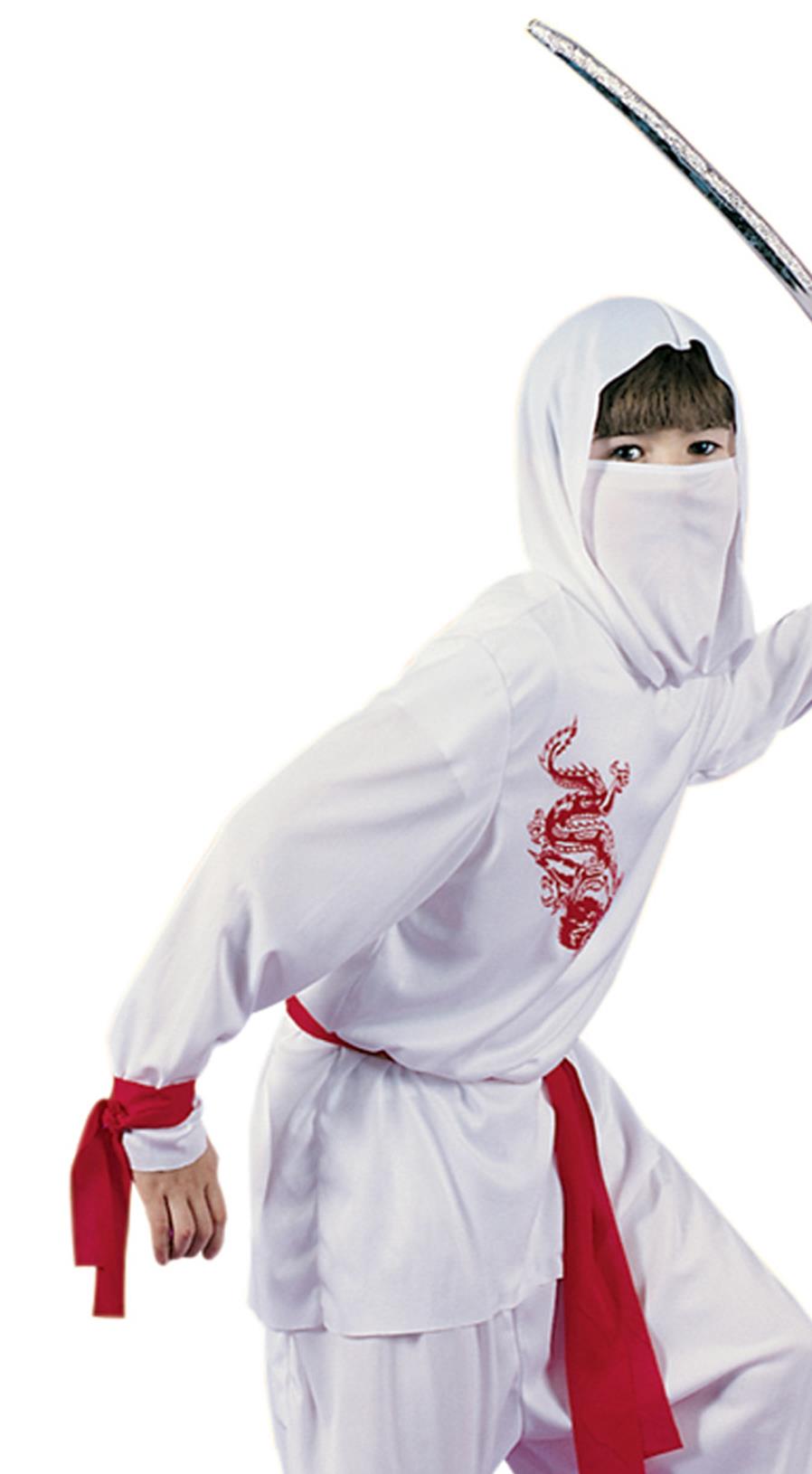 White Ninja Deluxe Child Costume