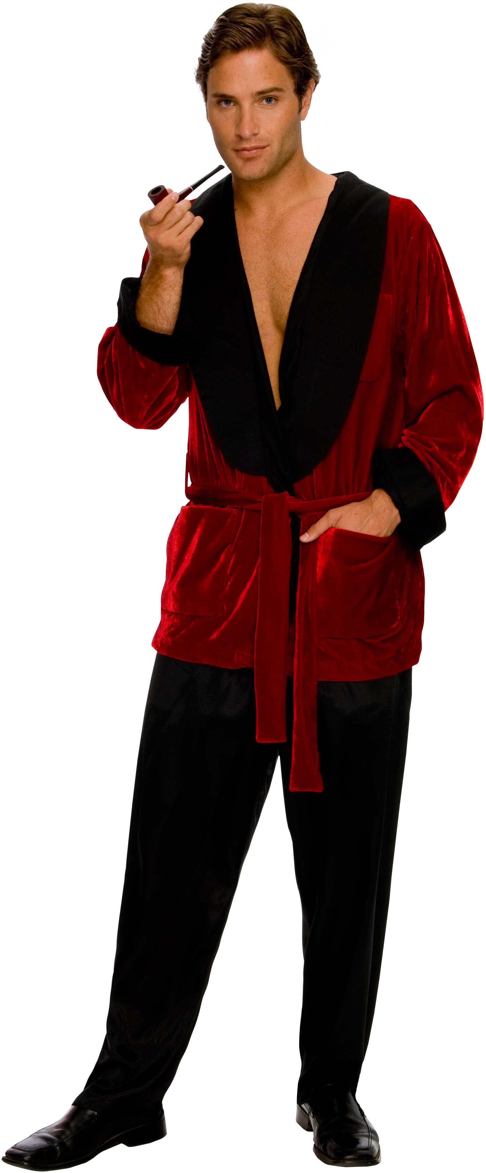 Playboy Smoking Jacket Adult Costume