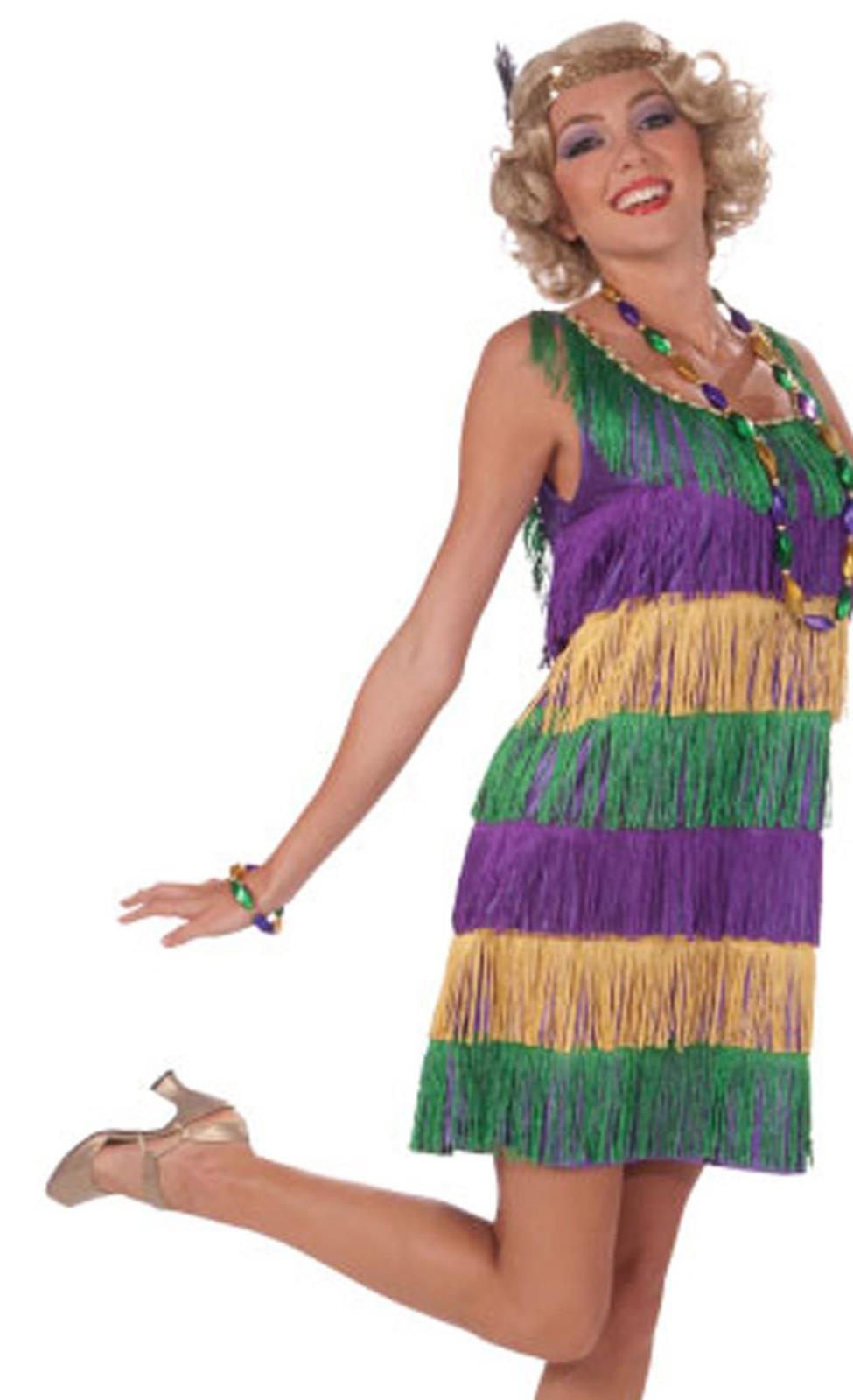 Mardi Gras Frisky Flapper Adult Costume