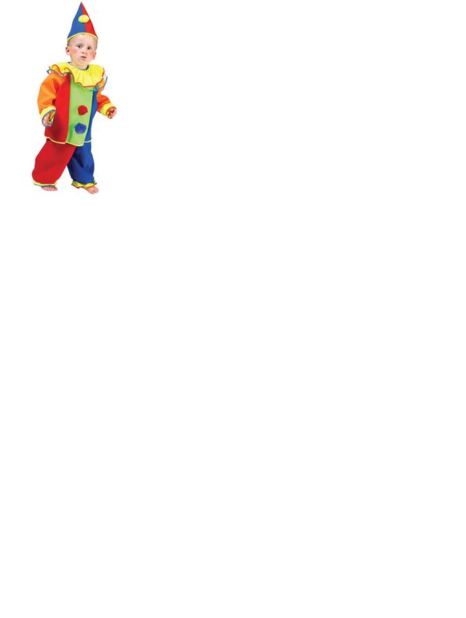 Baby Bobo Clown Child Costume