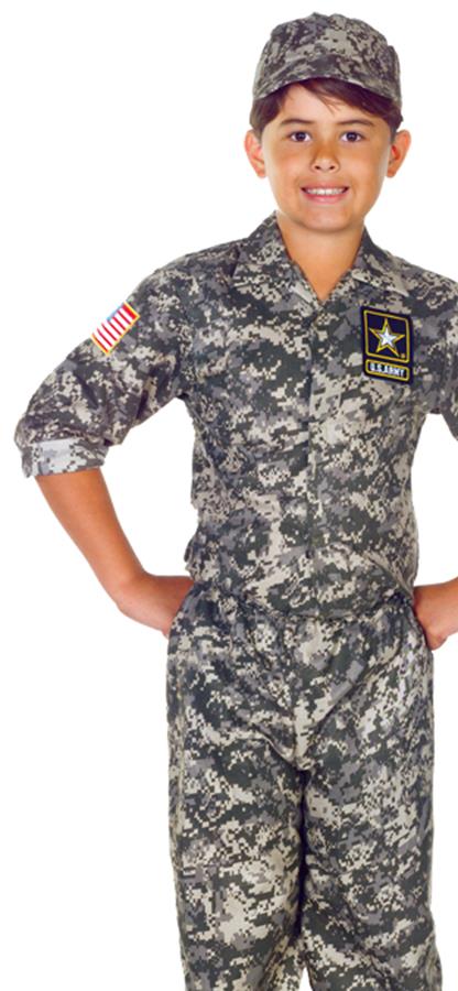 US Army Camo Set Child Costume