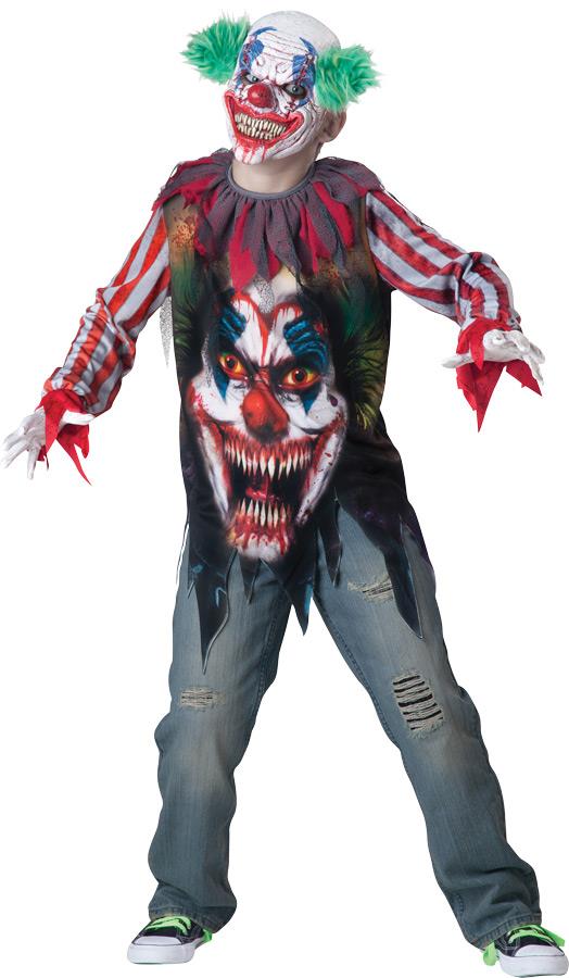 Big Top Terror Clown Child Costume