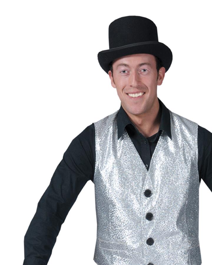 Silver Vest Adult Costume Accessory