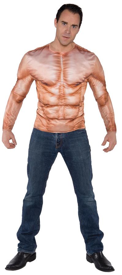 Photo Real Muscle Padded Adult Shirt