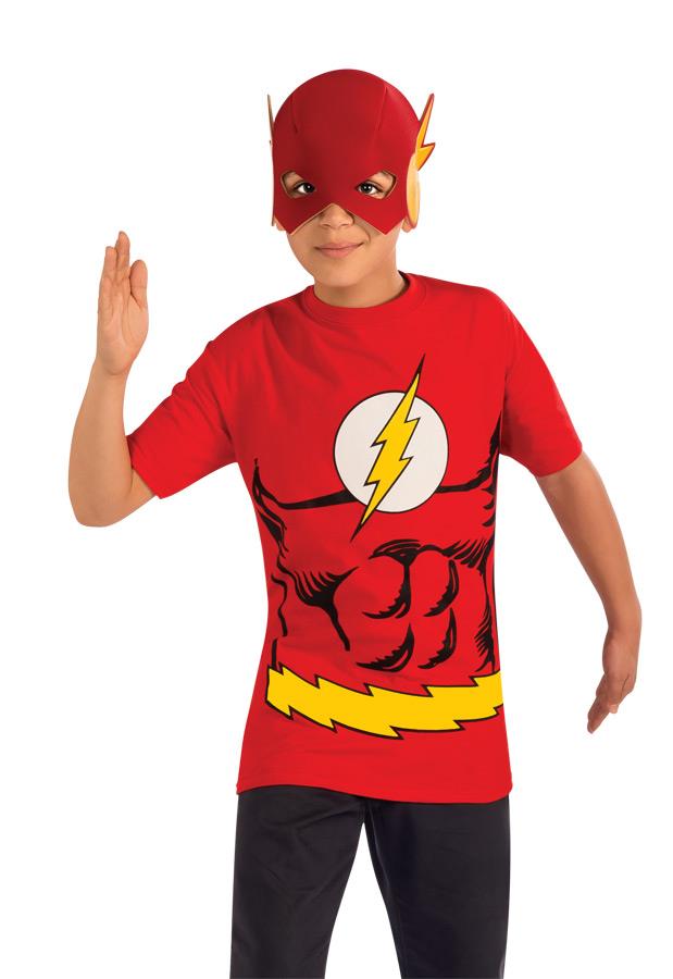 The Flash T-Shirt Child Costume Kit