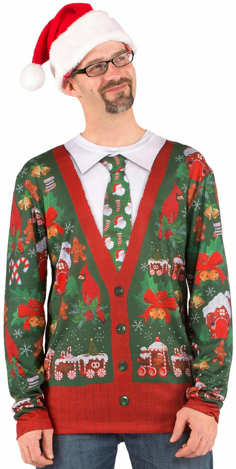 Ugly Sweater Christmas Cardigan Adult Shirt
