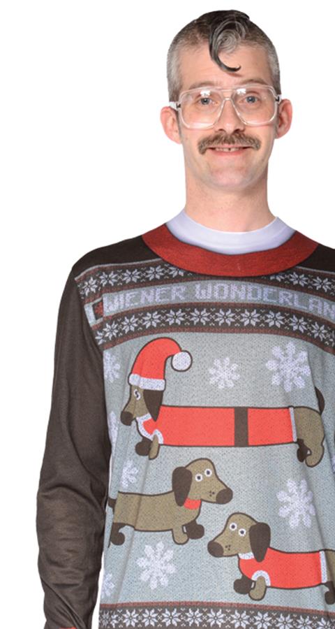Ugly Weiner Wonderland Christmas Adult Shirt