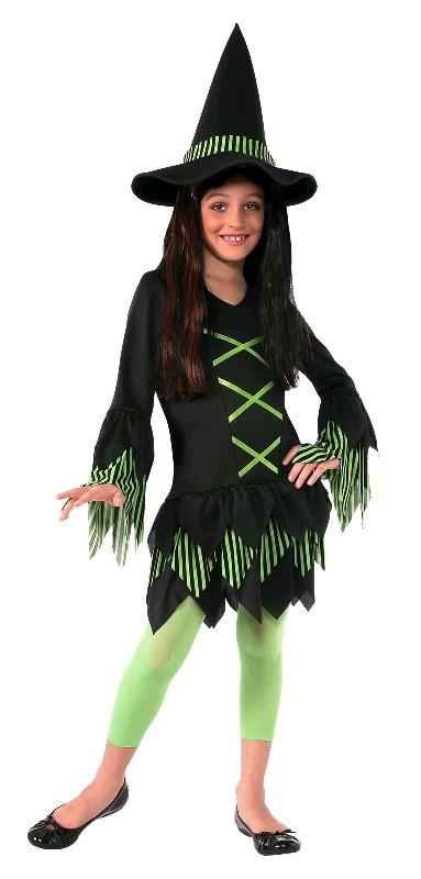 Lime Witch Child Costume