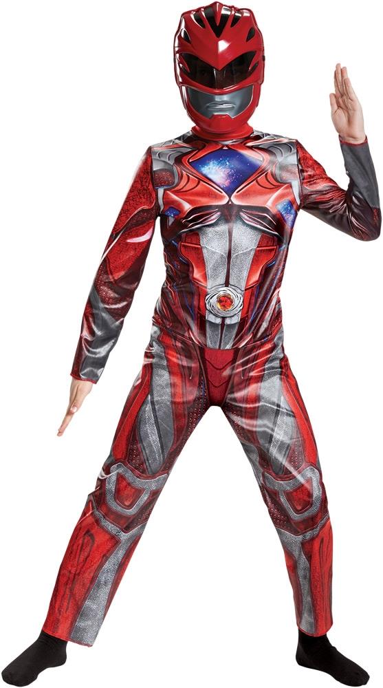 Power Rangers 2017 Red Ranger Classic Child Costume 10-12