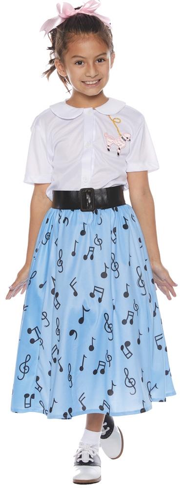 50's Skirt Set Child Costume