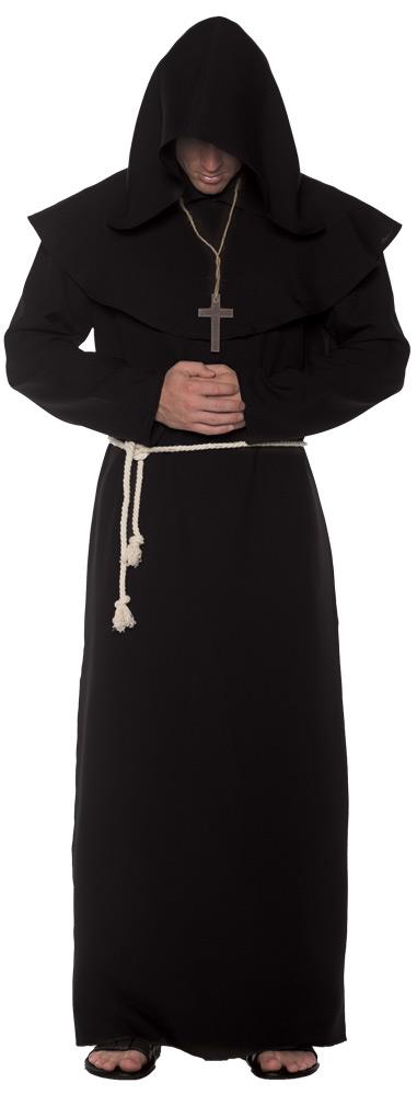 Black Monk Robe Adult Costume