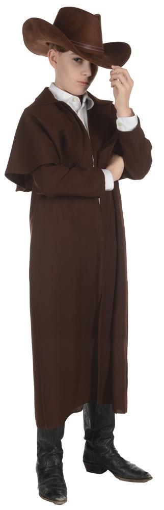 Wild West Duster Brown Coat Child Costume