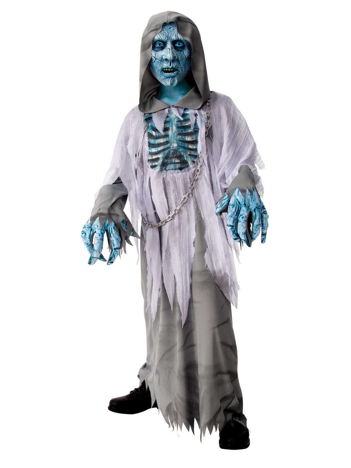 White Demon Hooded Robe Child Costume