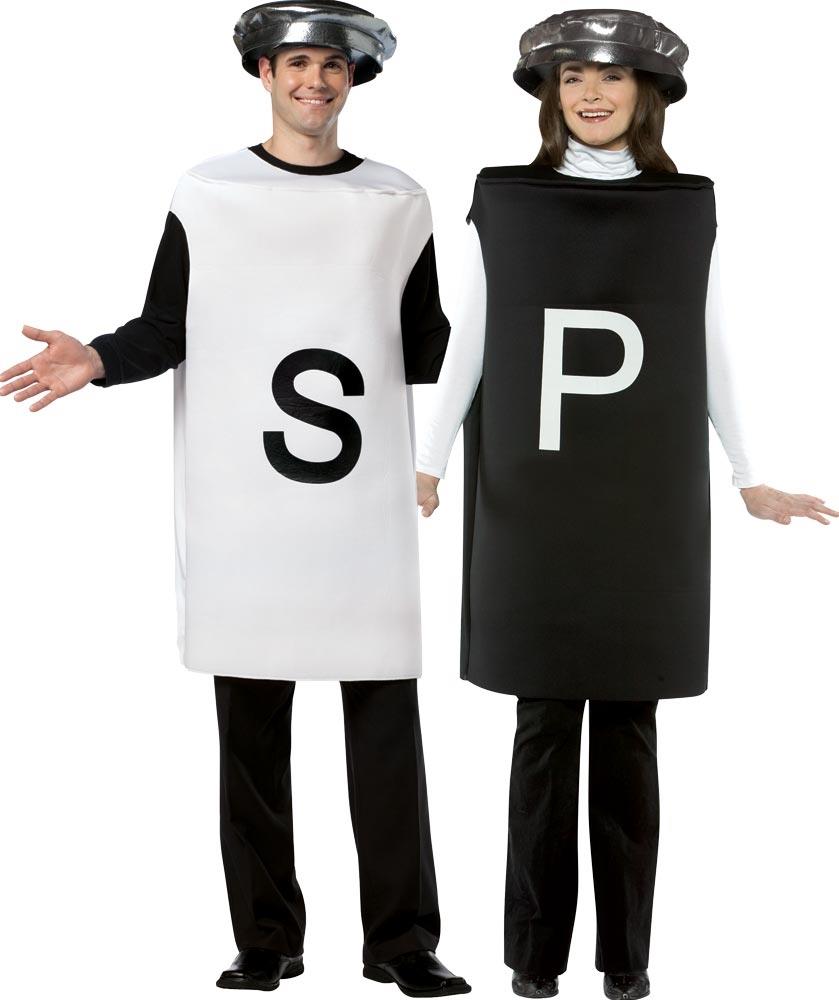 Salt and Pepper Adult Couples Costume