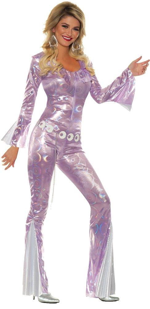 Purple Disco Diva Adult Costume XL