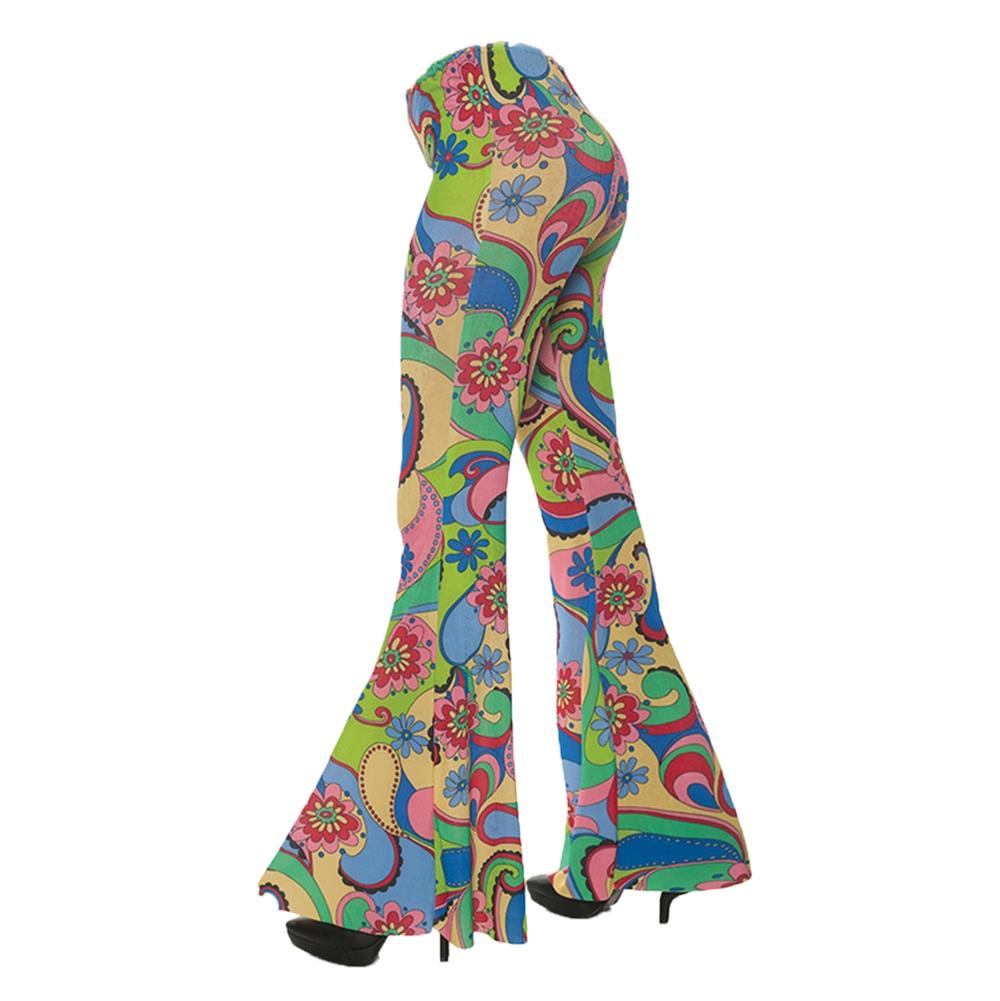 70's Flower Bell Bottom Pants Adult Costume Accessory