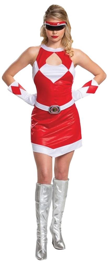 Mighty Morphin' Power Rangers Red Ranger Female Deluxe Adult Costume