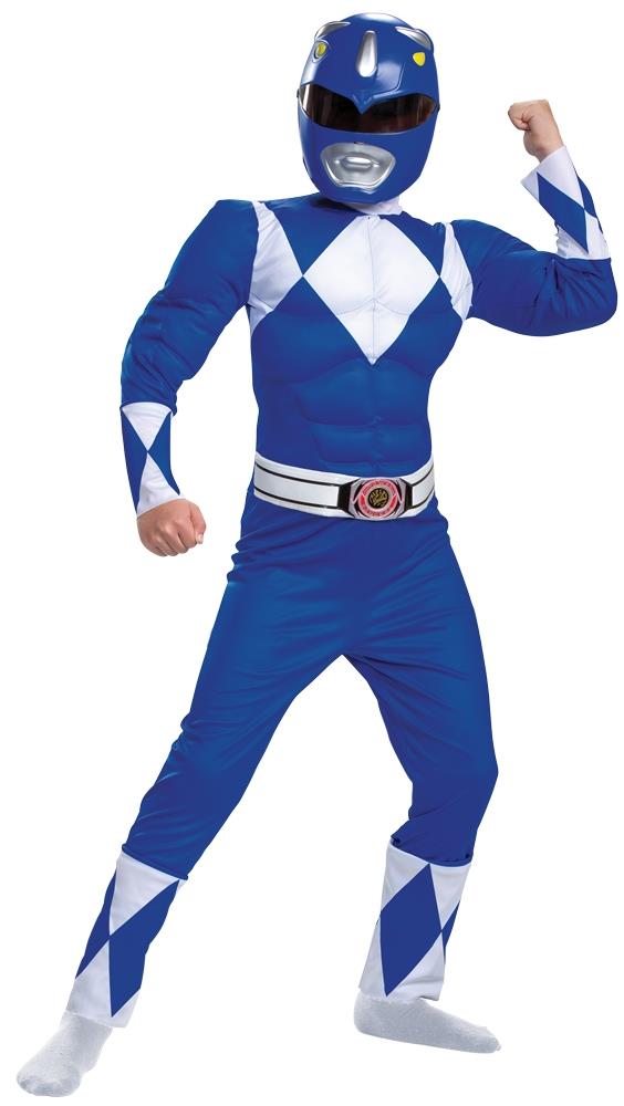 Mighty Morphin' Power Rangers Blue Ranger Classic Muscle Child Costume