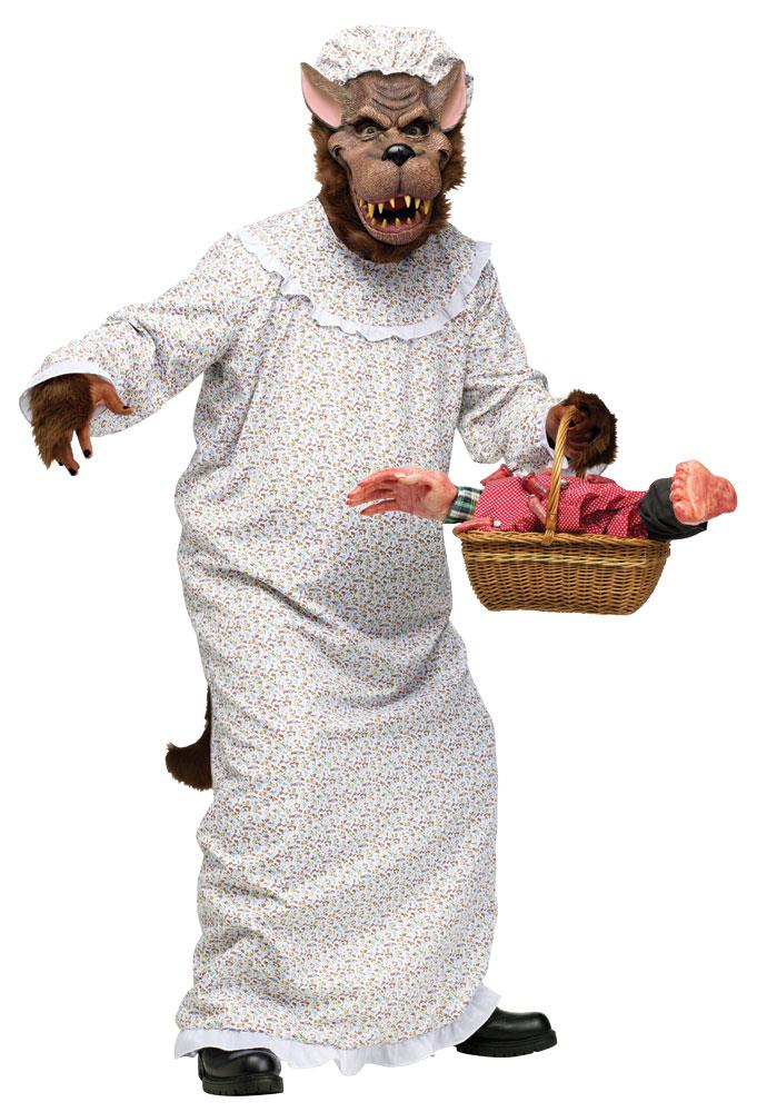 Big Bad Granny Wolf Adult Plus Costume