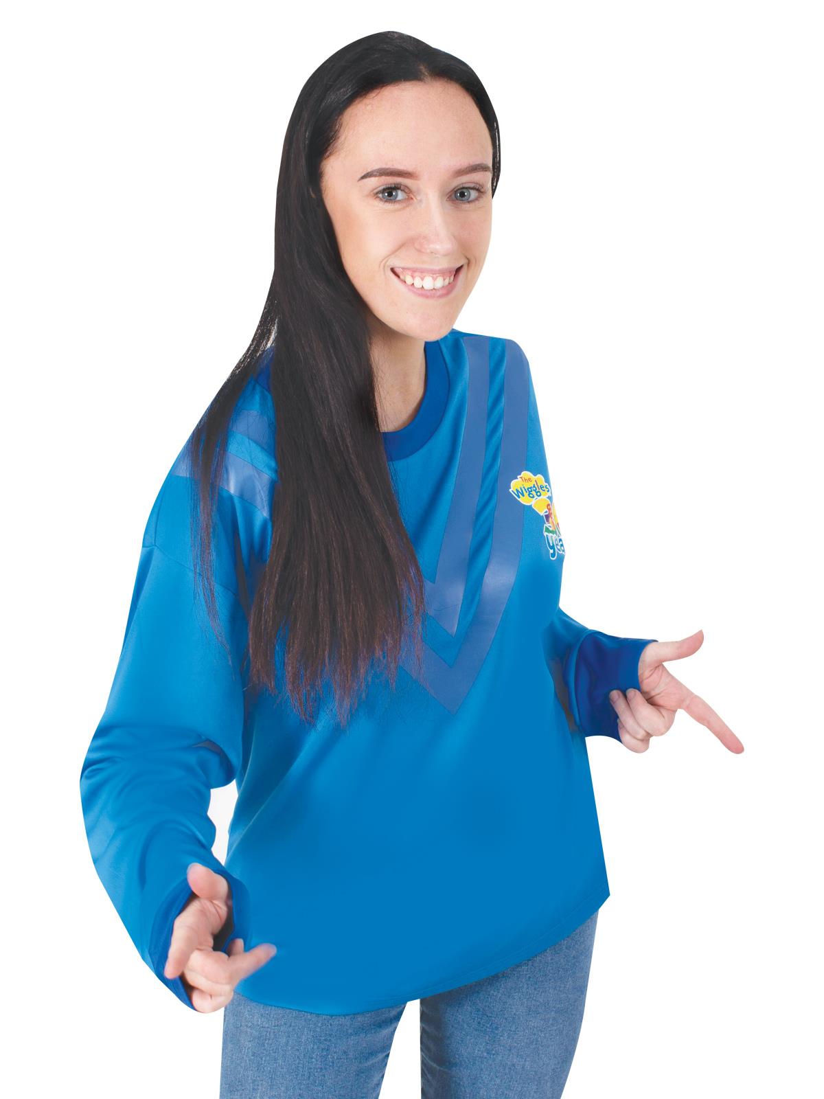 The Wiggles 30th Anniversary Anthony Blue Wiggle Adult Shirt