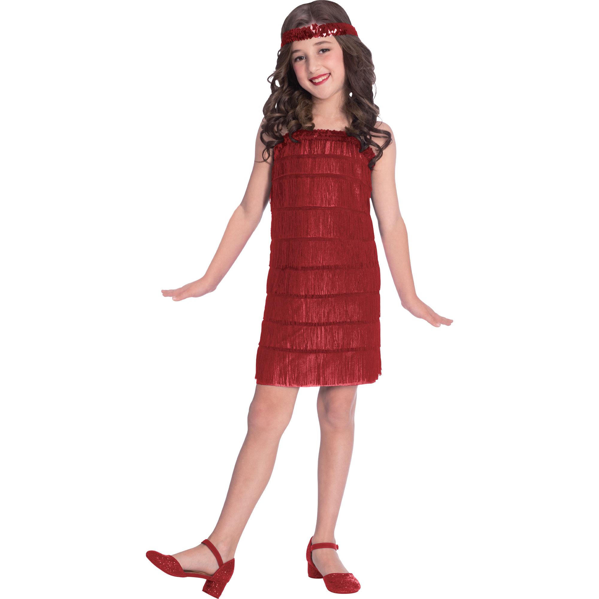 Red Flapper Child Costume