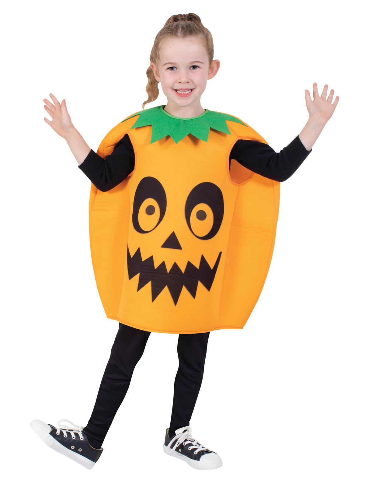 Pumpkin Tabard Glow in the Dark Child Costume