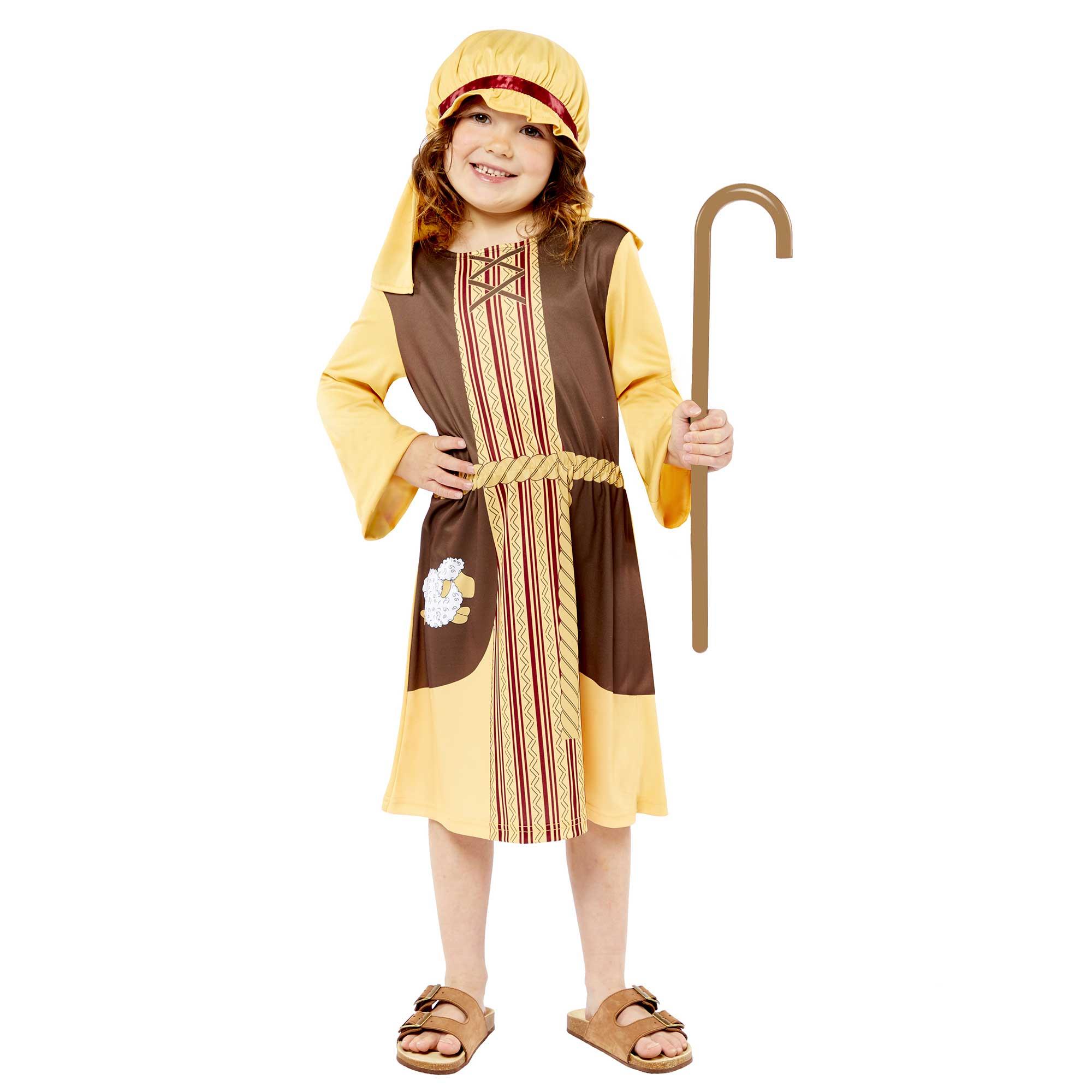 Nativity Shepherd Girl Child Costume