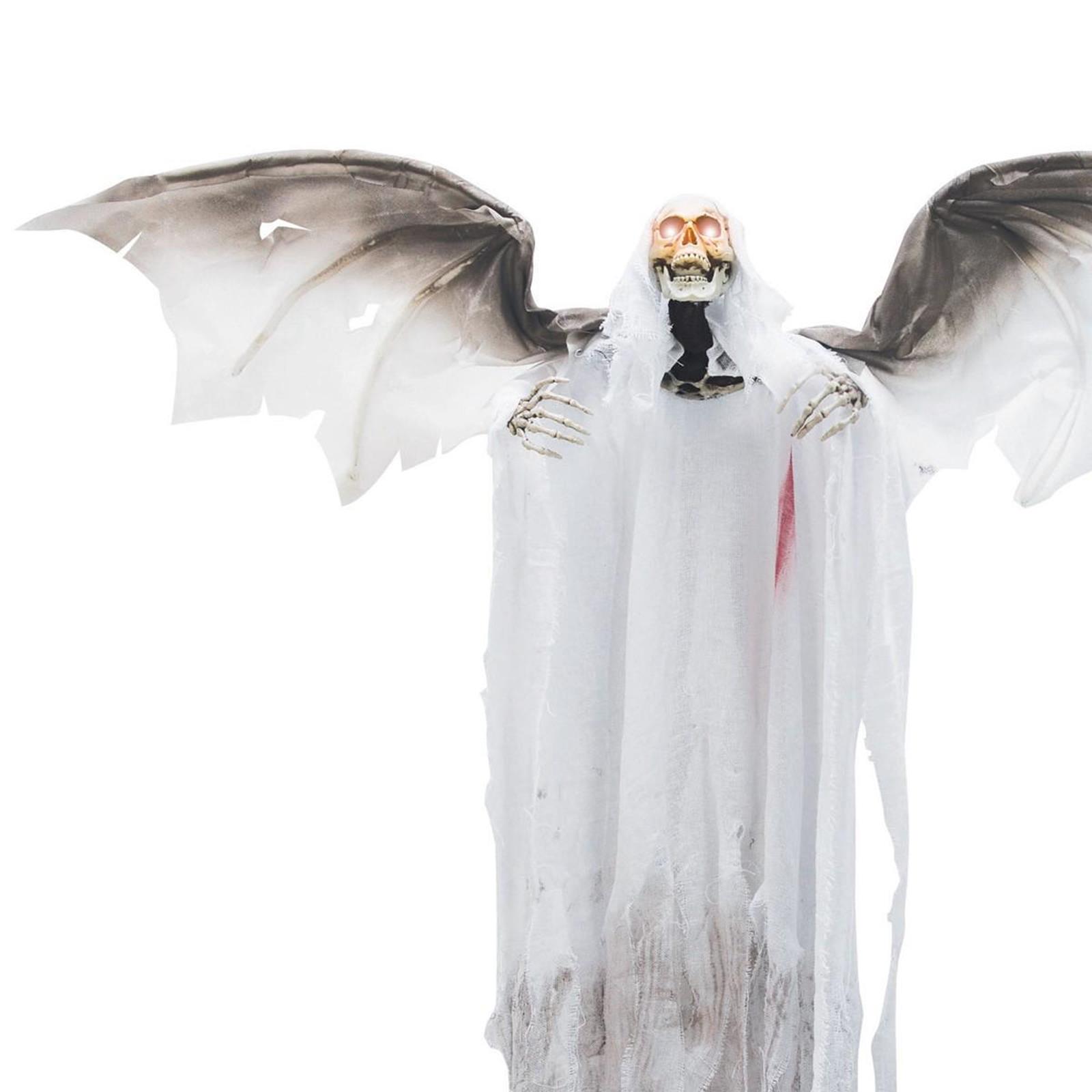 Flying Winged Reaper Animated Halloween Prop