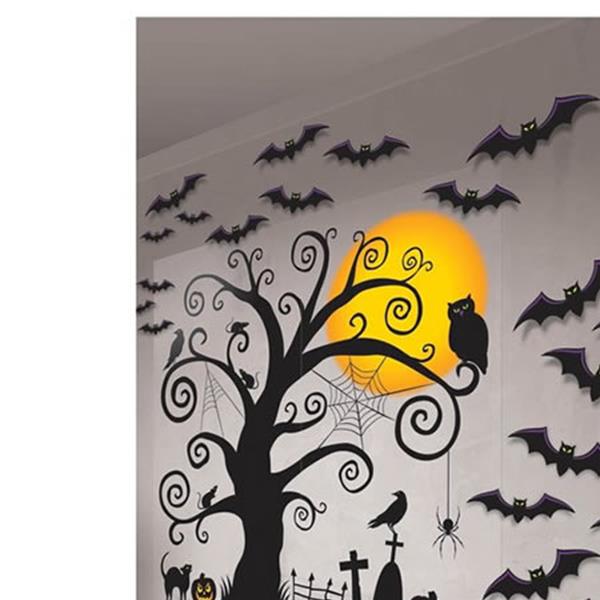 Halloween Wall Decorating Kit Mega Value Pack