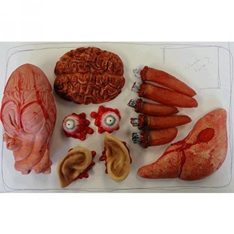 Chop Shop Meat Market Halloween Props Value Pack