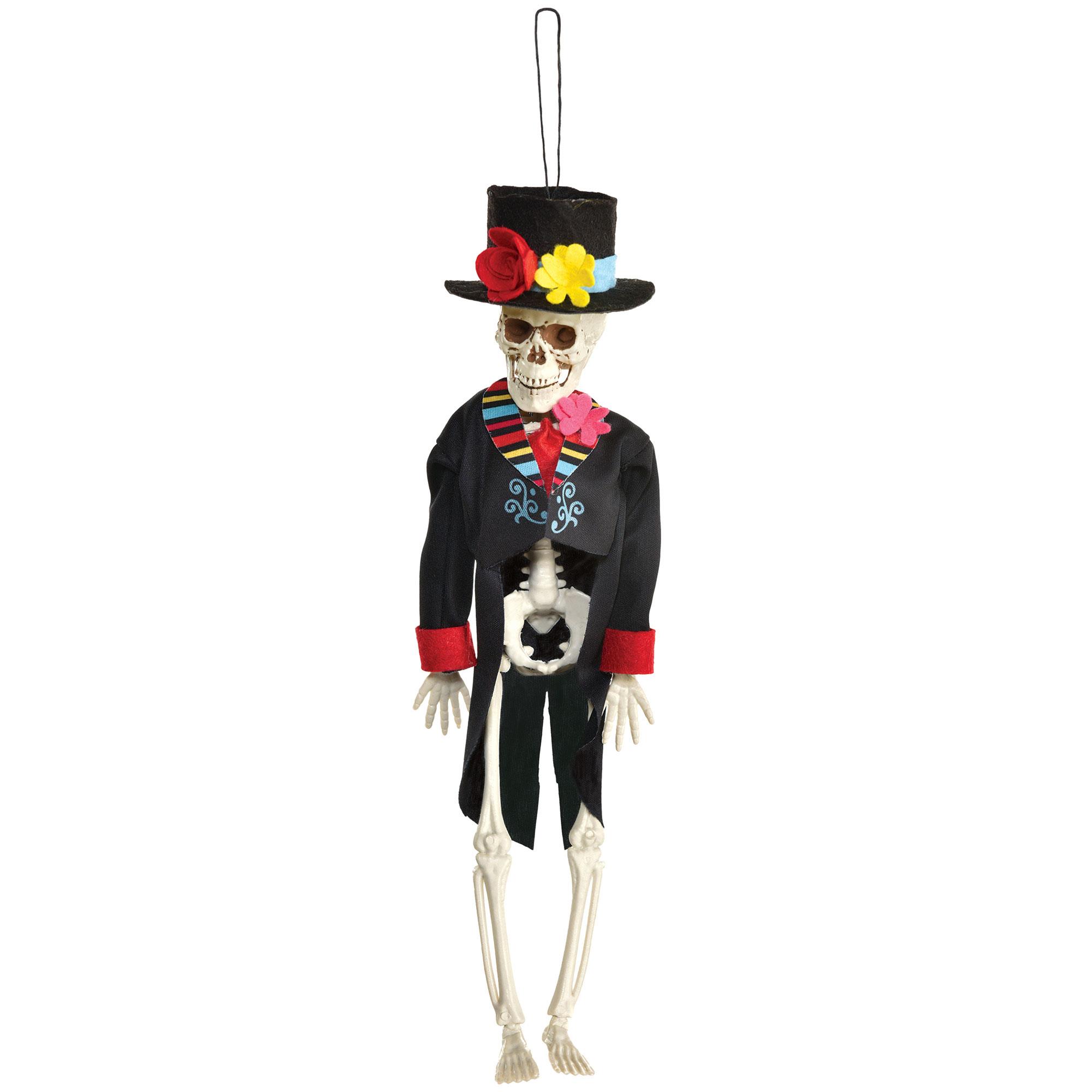 Day of the Dead Hanging Skeleton Groom Halloween Prop