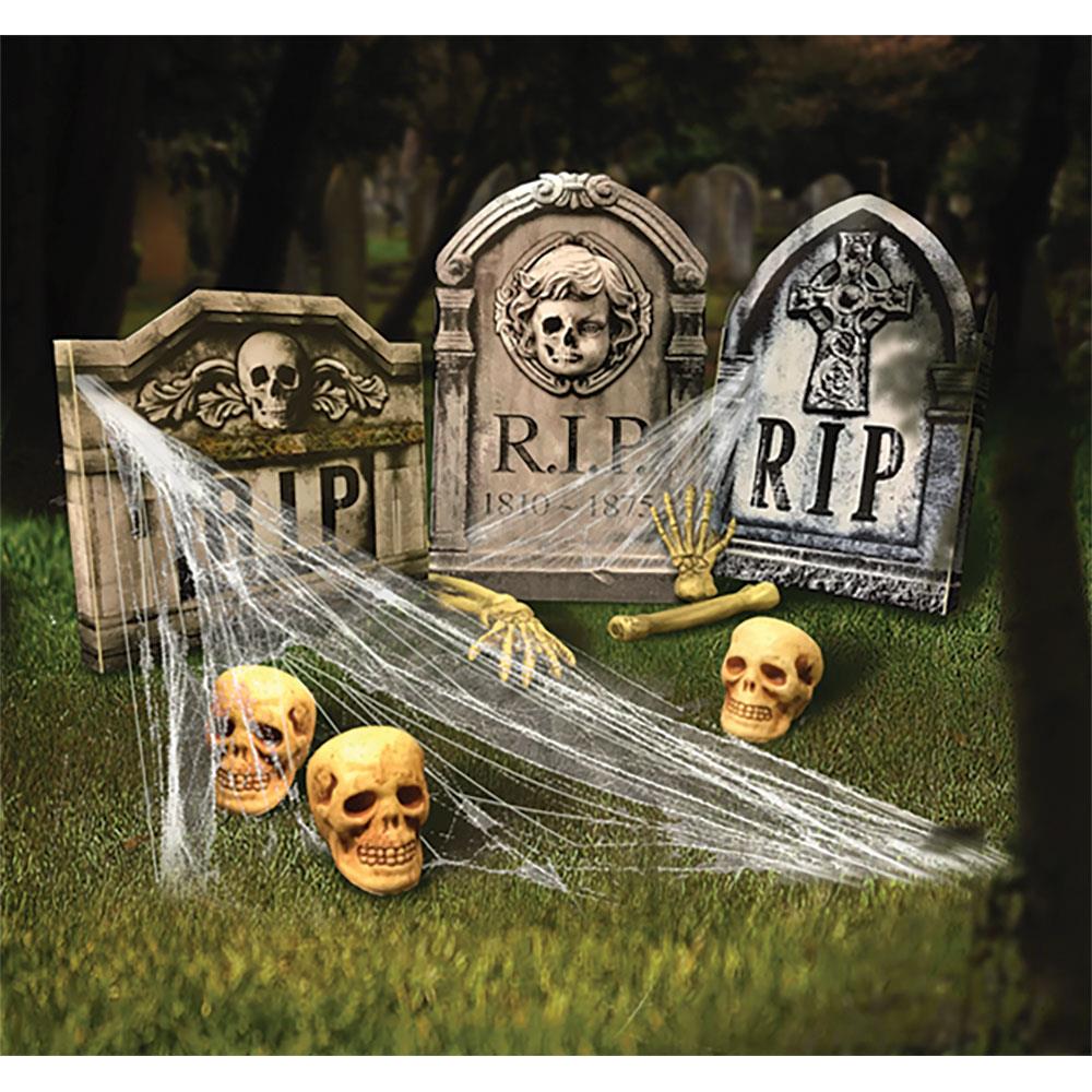 Graveyard in a Box Halloween Props