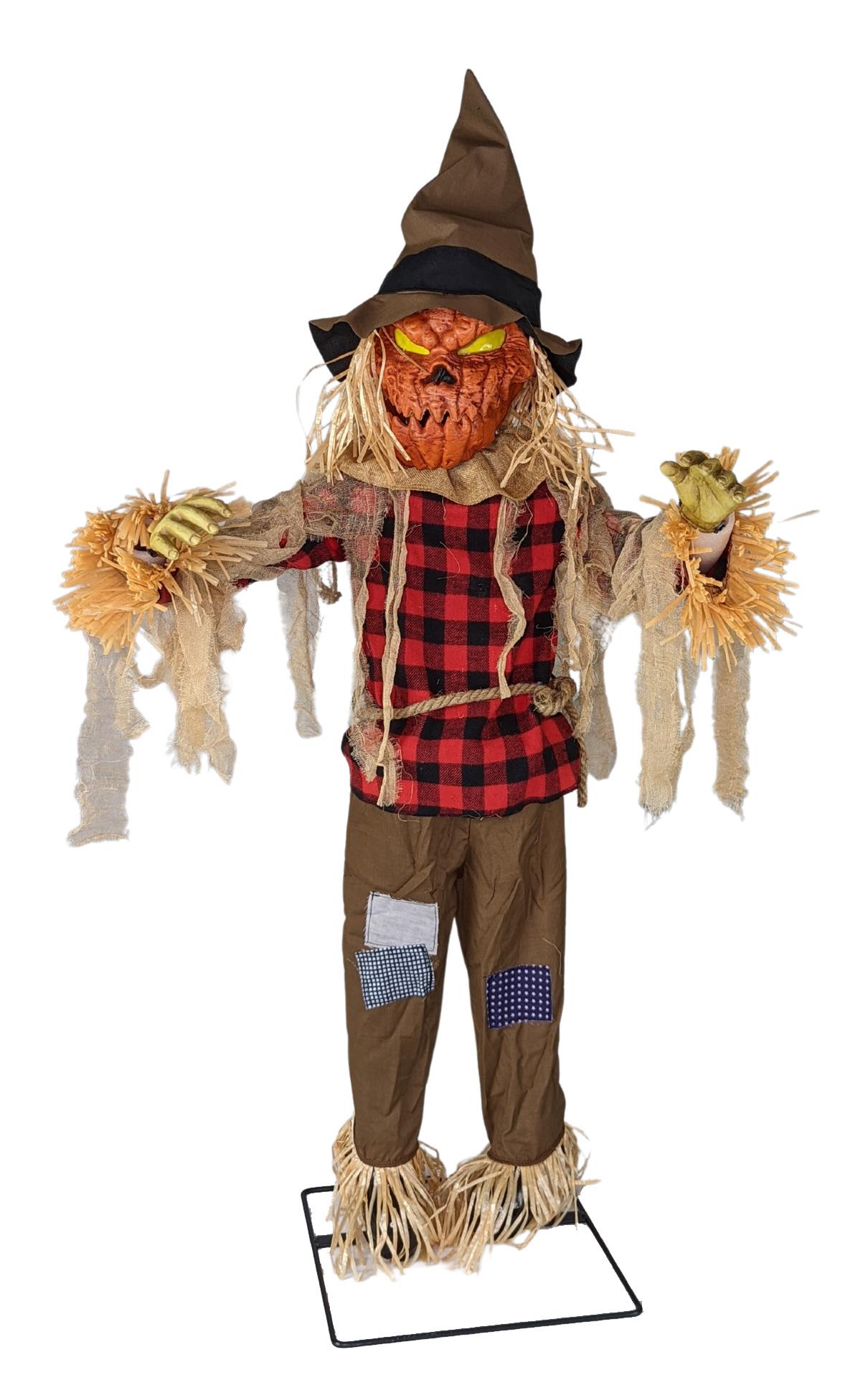 Twitching Scarecrow Animated Halloween Prop