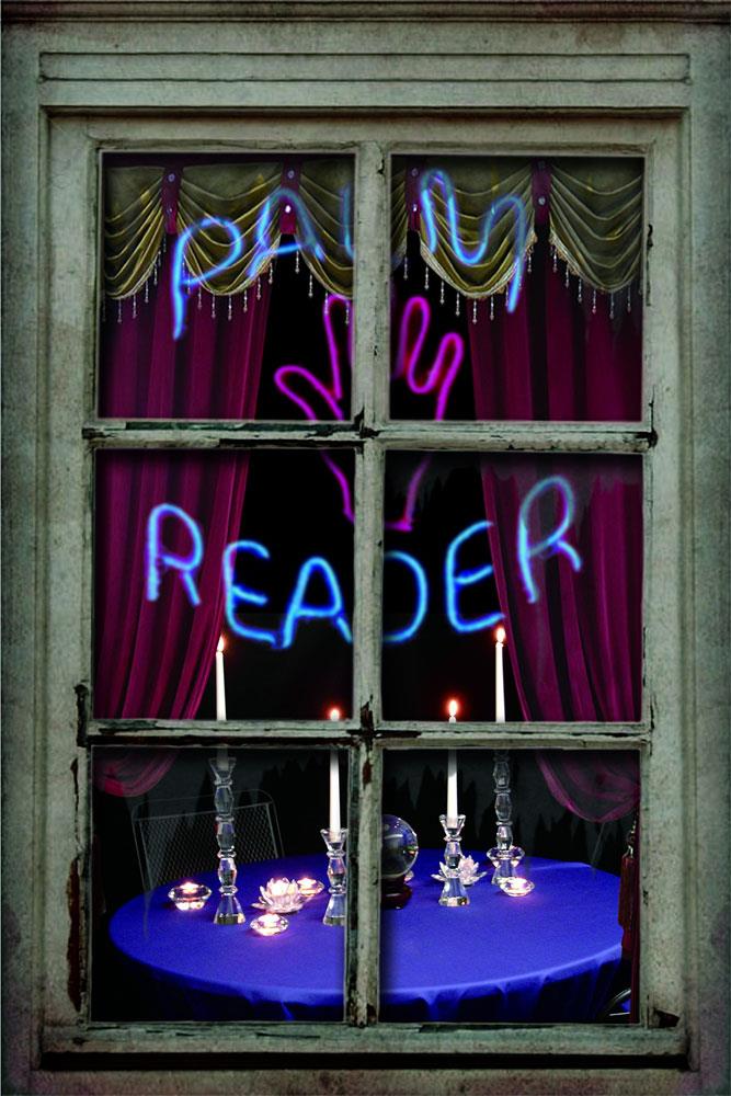 Palm Reader Light Up Sign Halloween Prop