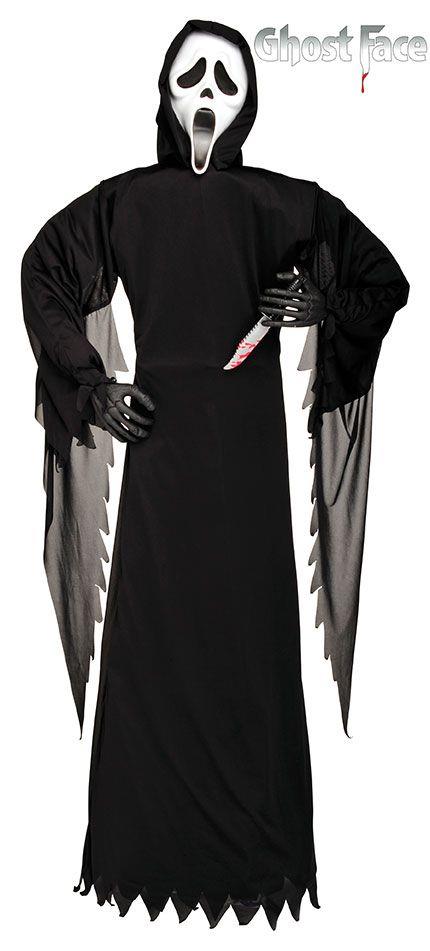 Scream Ghost Face With Knife 6ft Halloween Prop