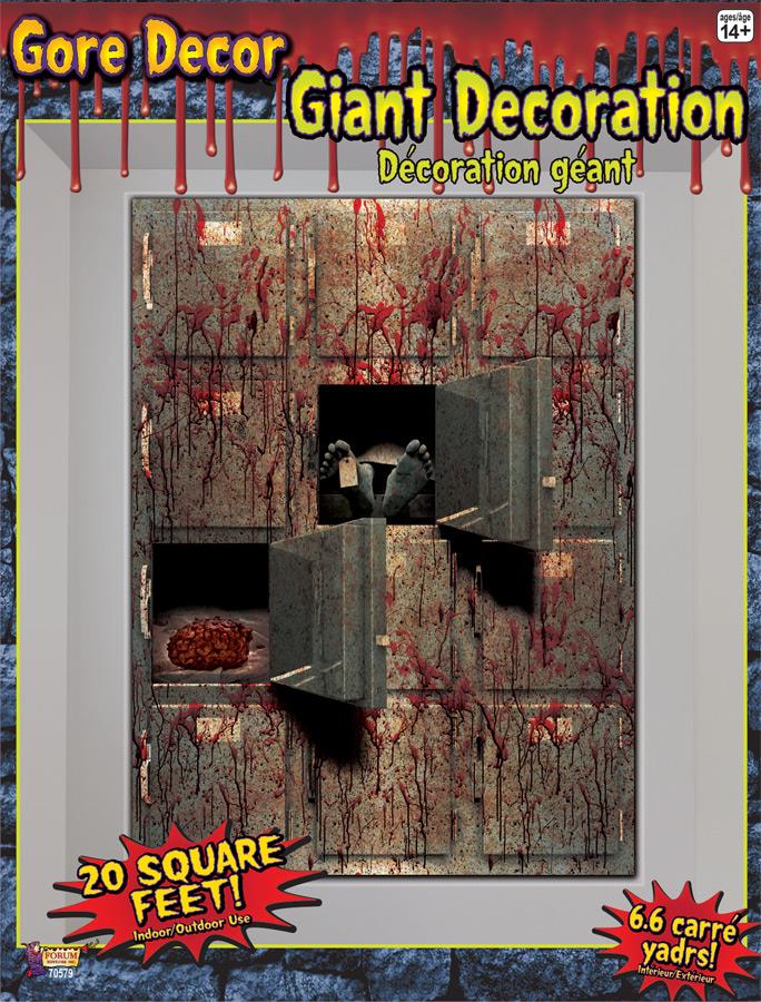 Morgue Wall Decoration 4ft x 5ft