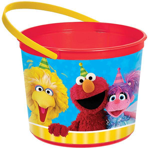 Sesame Street Plastic Favour Container
