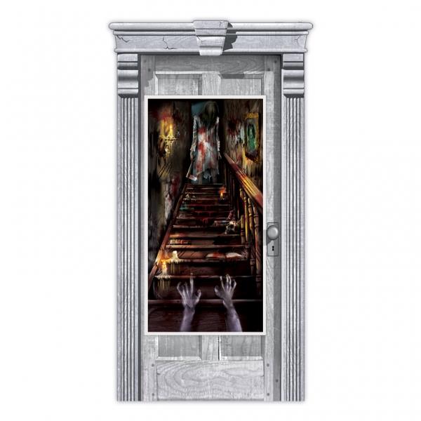 Haunted Mansion Staircase Door Poster Plastic Decoration