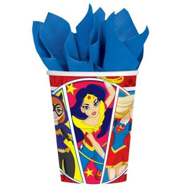 DC Superhero Girls Paper Cups Pack of 8