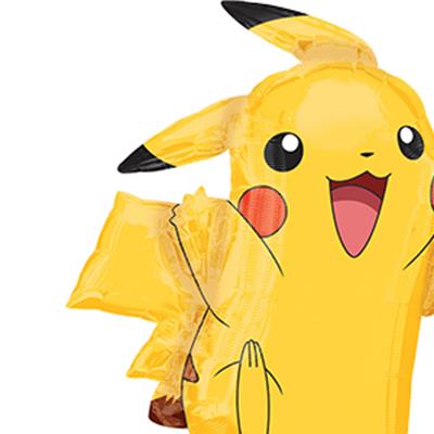 Shape Pokemon Pikachu Character Foil Balloon