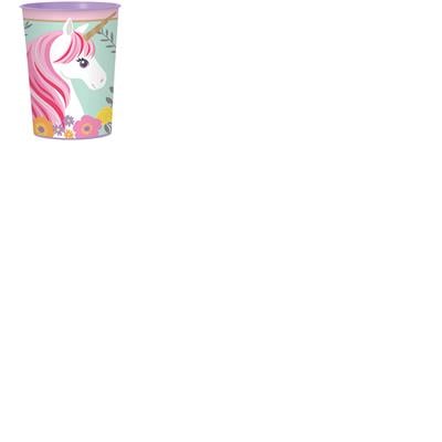 Magical Unicorn Plastic Keepsake Souvenir Cup