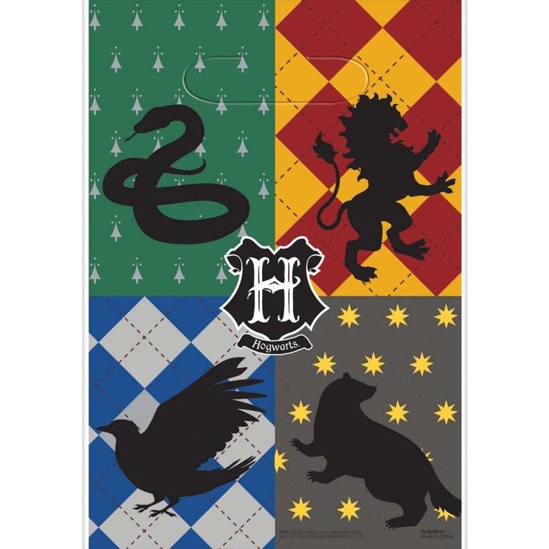 Harry Potter Plastic Loot Bags Pack of 8