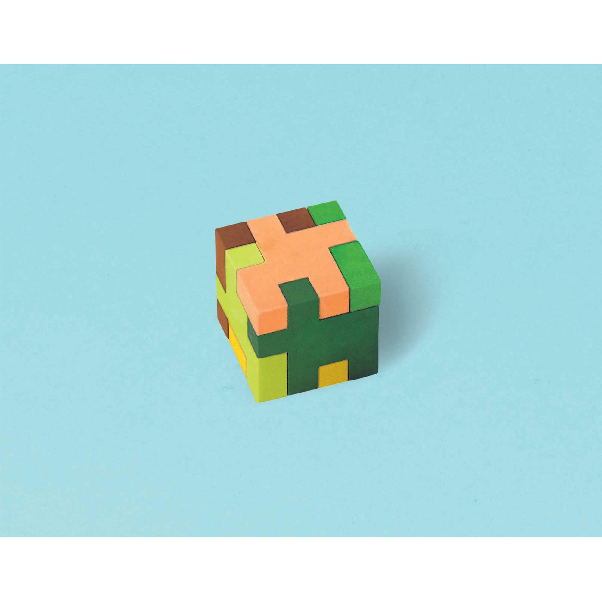 TNT Party Puzzle Cube Mini Eraser Favours Pack of 12