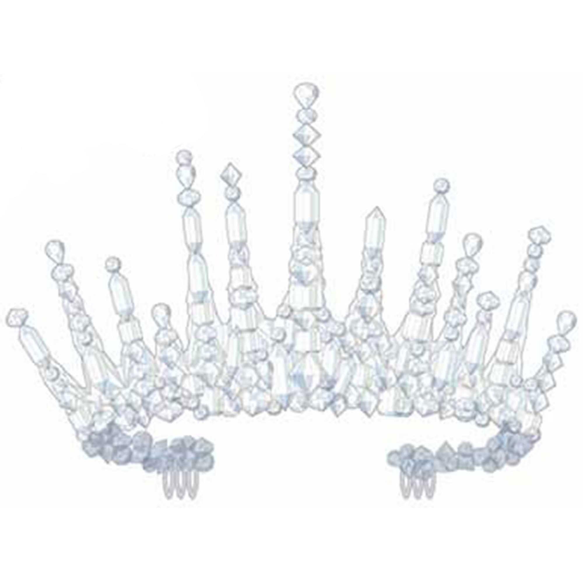 Icicle Crown Headpiece Adult Costume Accessory