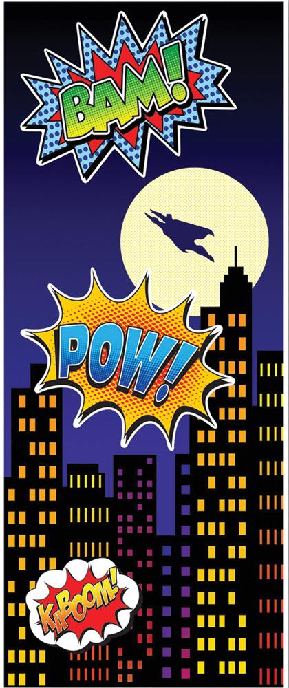 Superhero Plastic Door Cover