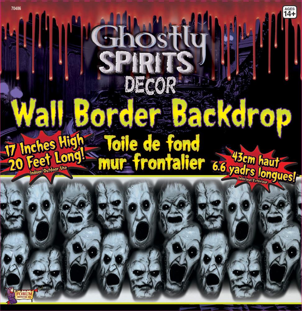 Ghostly Border Roll Halloween Decoration