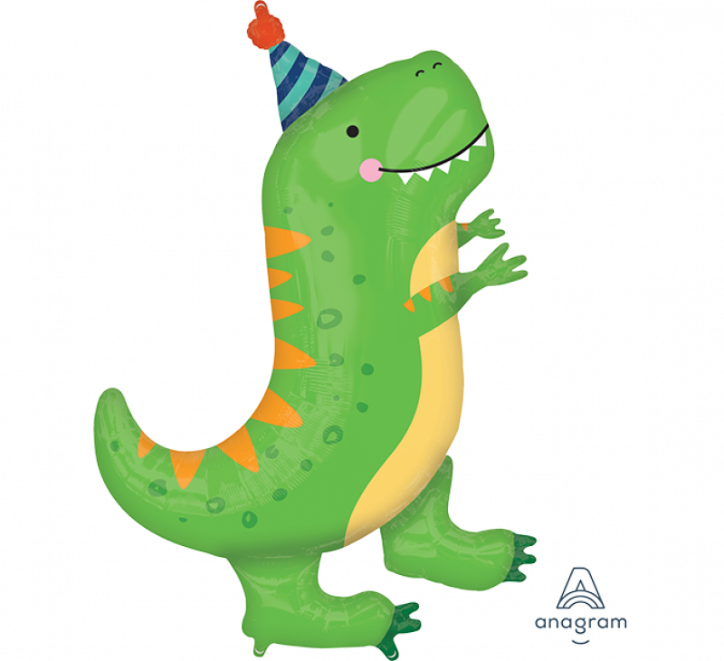 SuperShape Dinomite T-Rex Dinosaur Foil Balloon